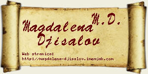 Magdalena Đisalov vizit kartica